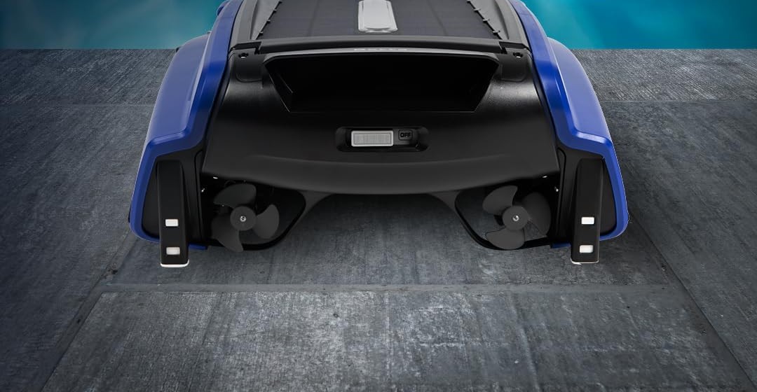 Underside of the Betta SE showing the dual propeller motors.