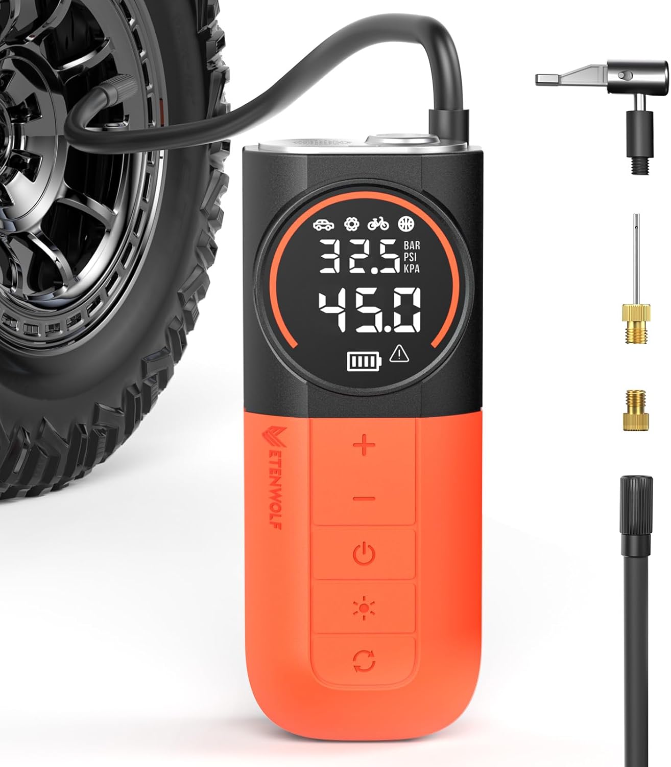 ETENWOLF Storm S1 Portable Tire Inflator — 33% Off for Prime Day