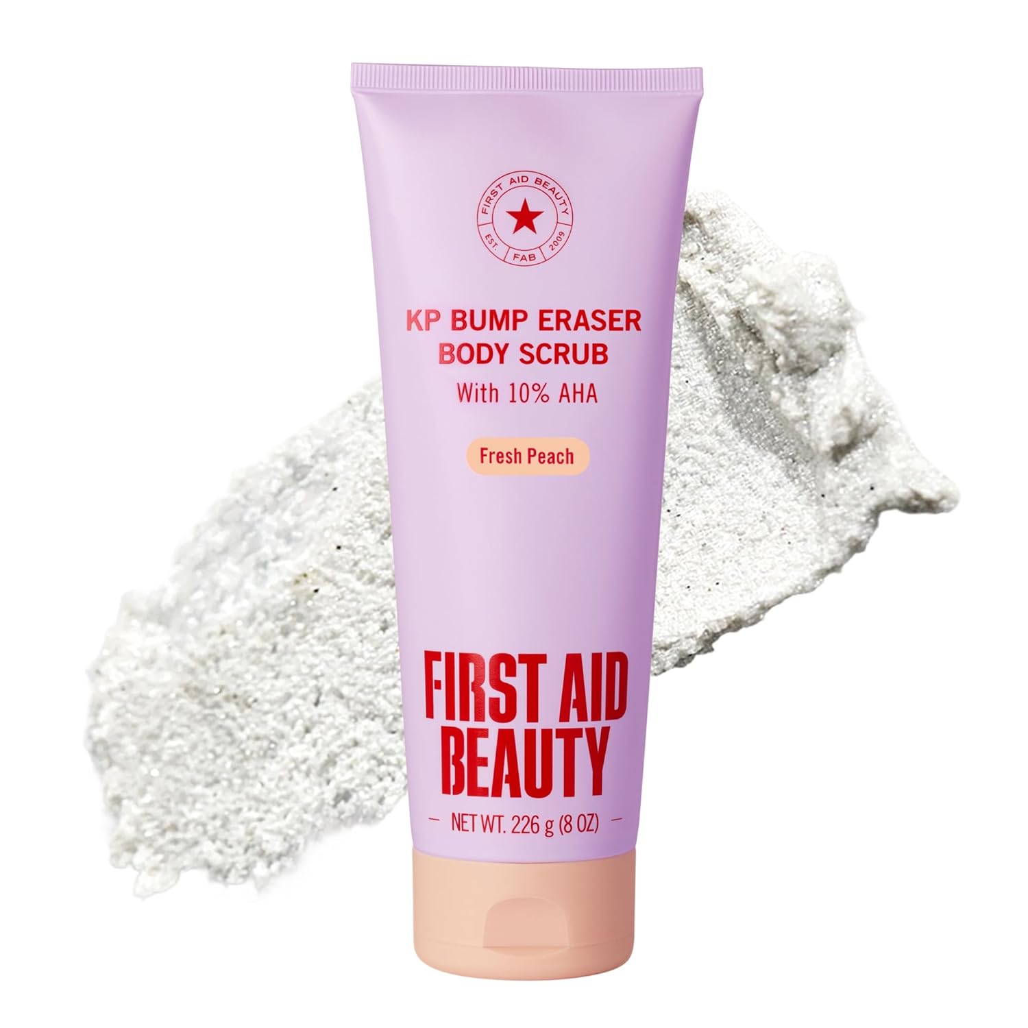 First Aid Beauty KP Bump Eraser Body Scrub, Peach (8 oz) — 30% Off for Prime Day