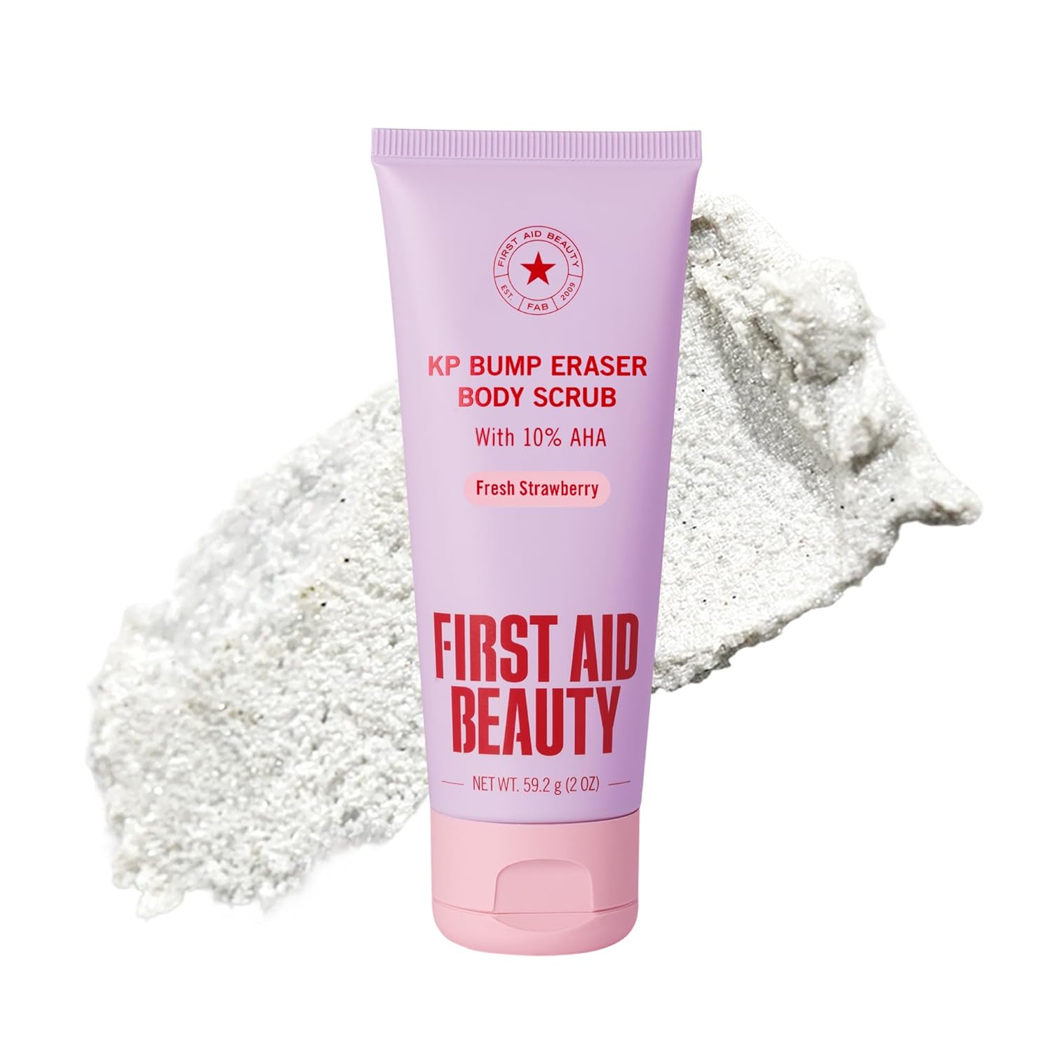 First Aid Beauty KP Bump Eraser Body Scrub, Strawberry (2 oz, Travel Size) — 30% Off for Prime Day