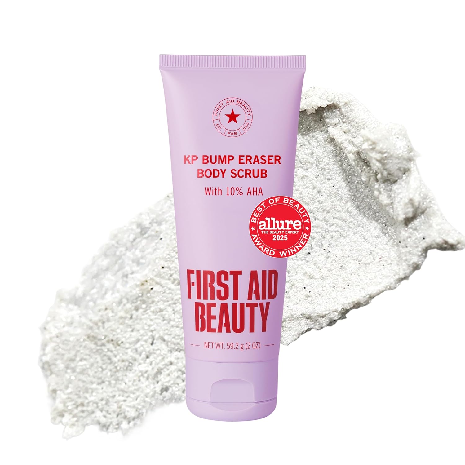 First Aid Beauty KP Bump Eraser Body Scrub with 10% AHA (2 oz)