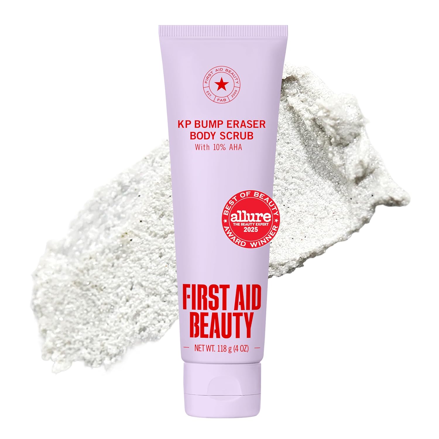 First Aid Beauty KP Bump Eraser Body Scrub with 10% AHA (4 oz) — 30% Off for Prime Day