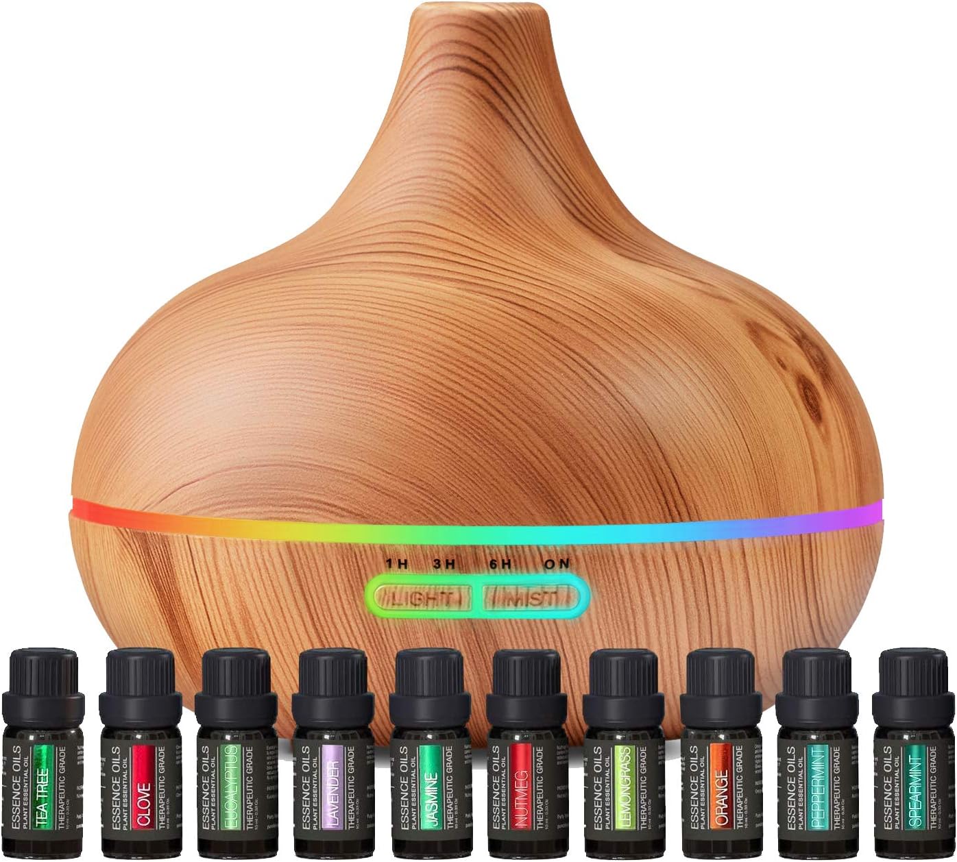 Ultimate Aromatherapy Ultrasonic Diffuser & Essential Oil Set