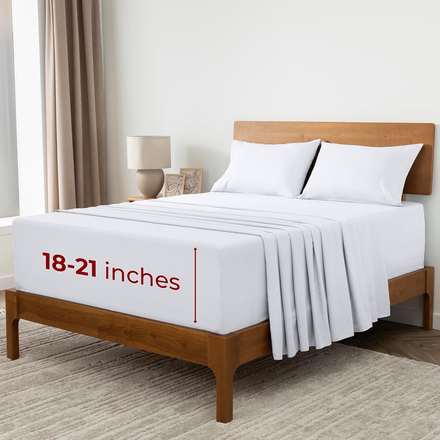 Mellanni Brushed Microfiber Deep-Pocket Sheet Set — 40% Off for Prime Day