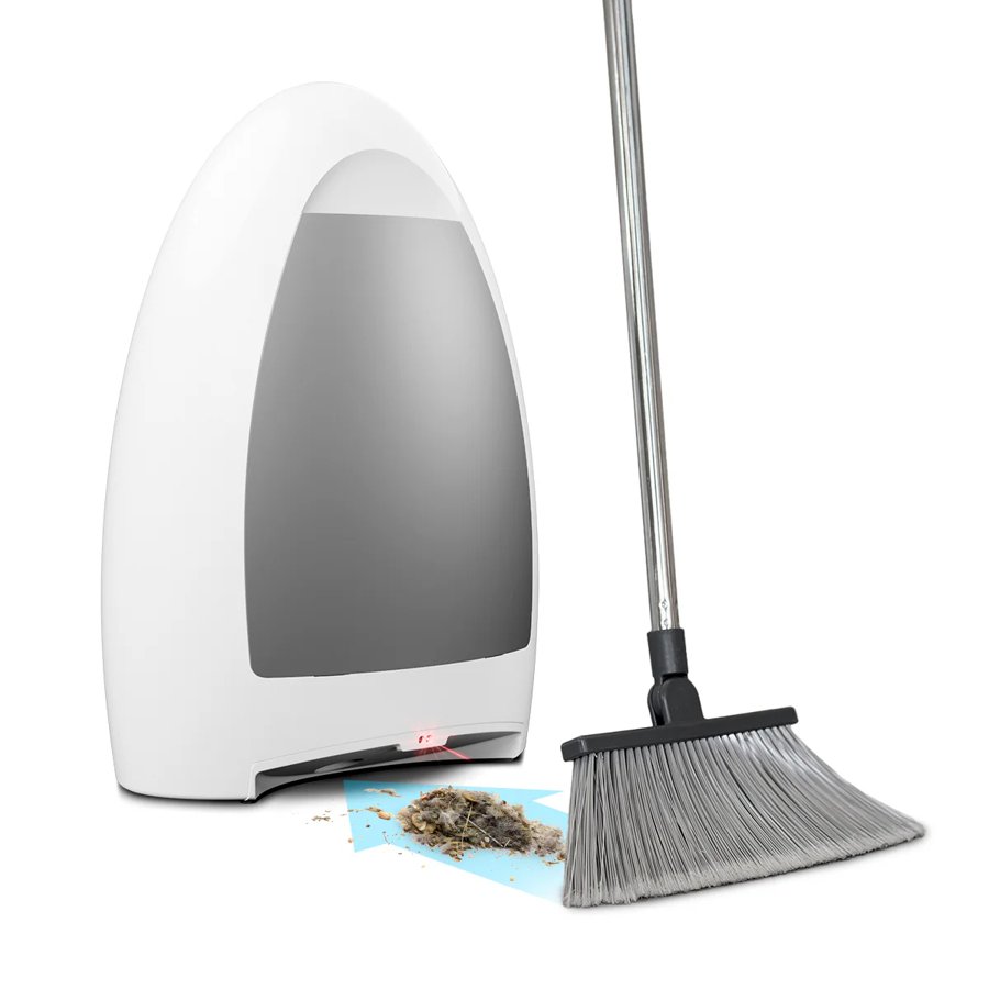EyeVac Home Touchless Vacuum with broom