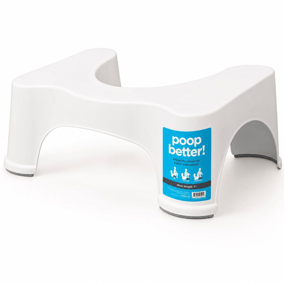 Squatty Potty Original 7 inch white toilet stool
