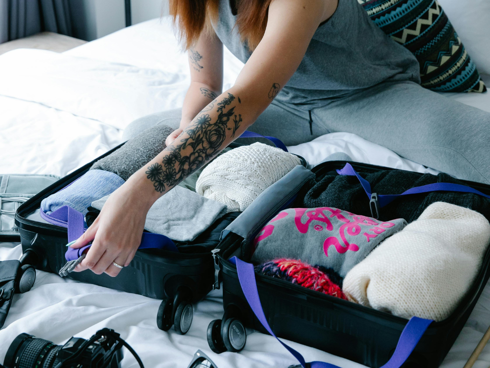 1. Roll your clothes.