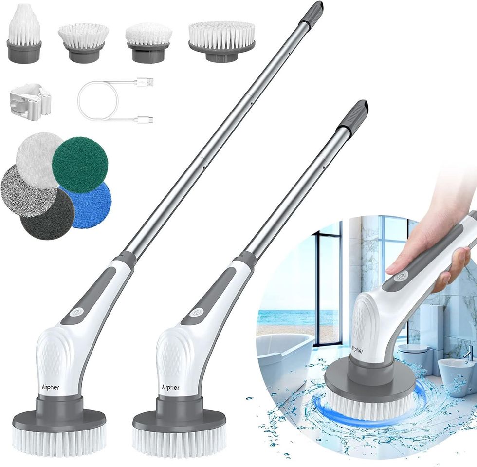 10-in-1 Electric Spin Scrubber Brush