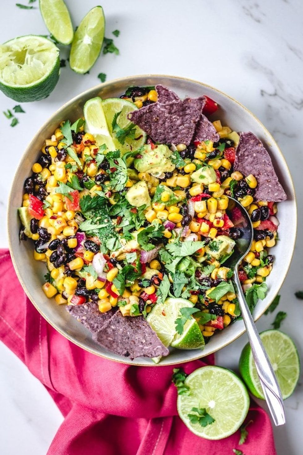 10-Minute Black Bean + Corn Salad