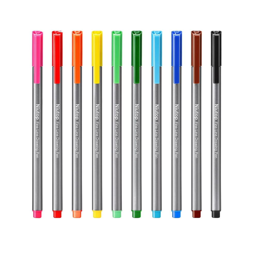 10-Pack Cute Colored Pens