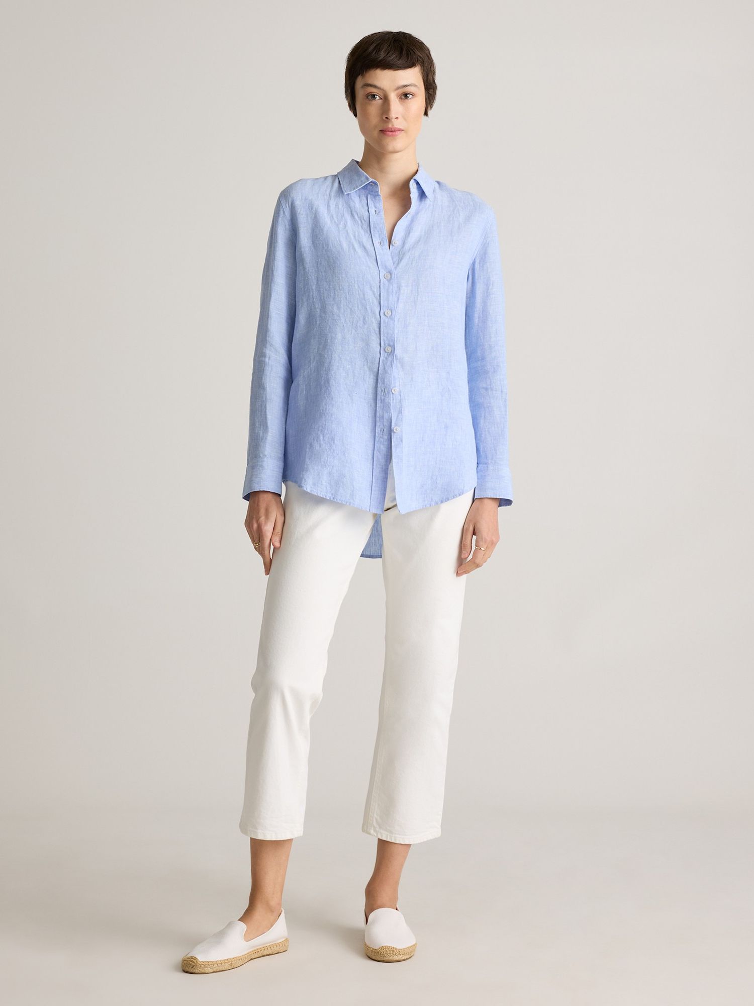 100% European Linen Long Sleeve Shirt