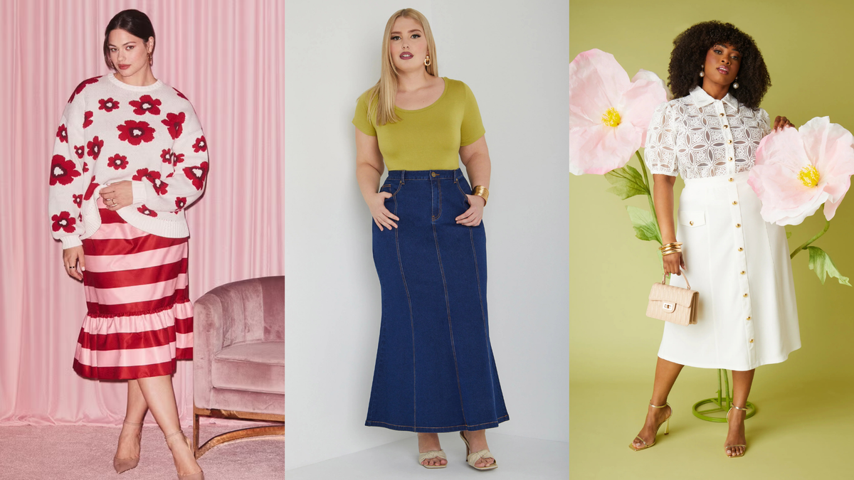 14 appealing plus-size skirts 