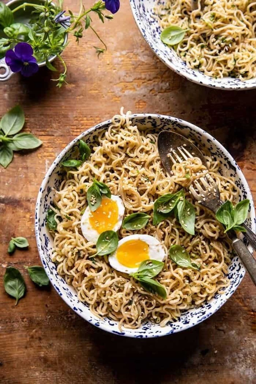 15 Minute Garlic Butter Ramen Noodles