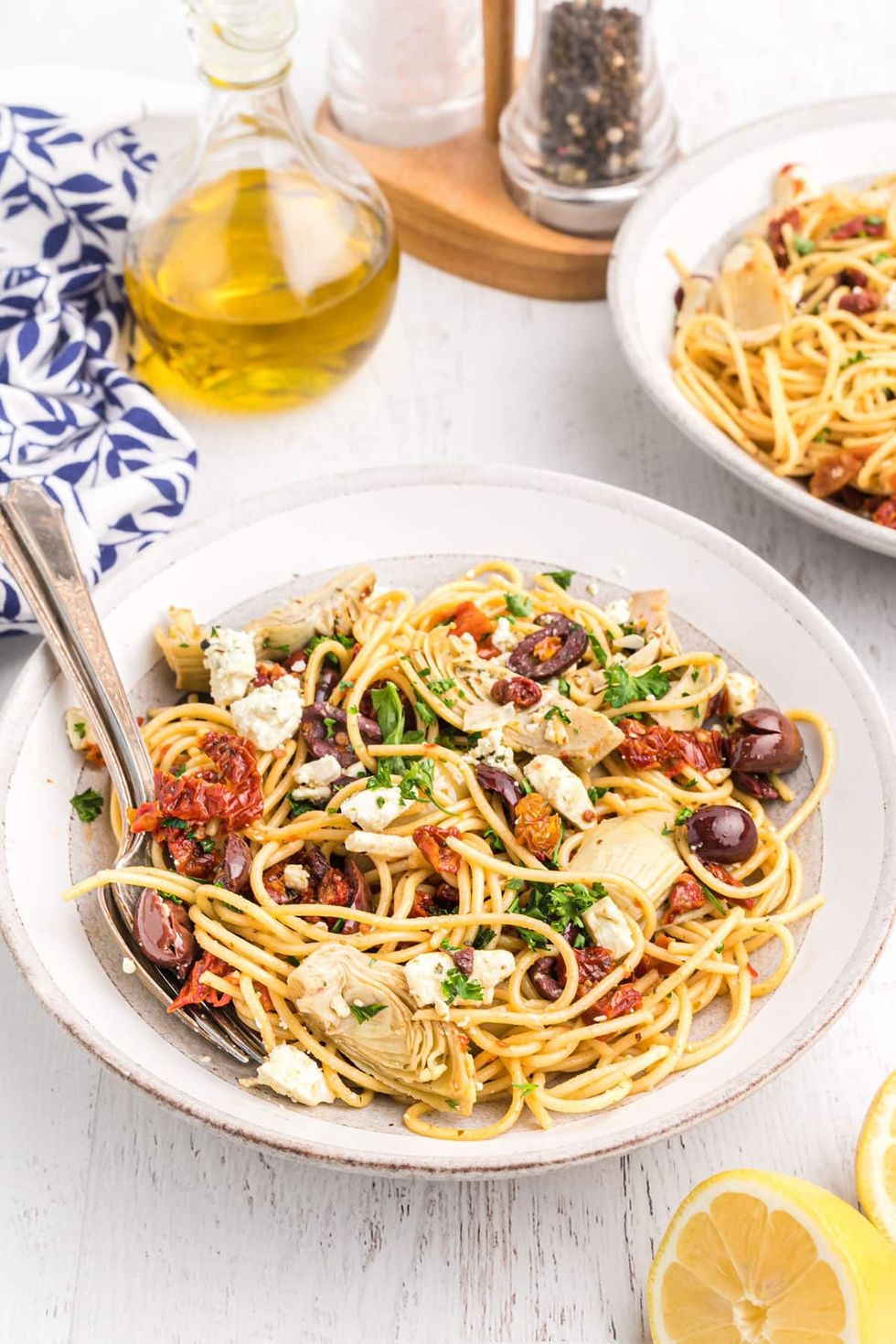 15-Minute Mediterranean Pasta
