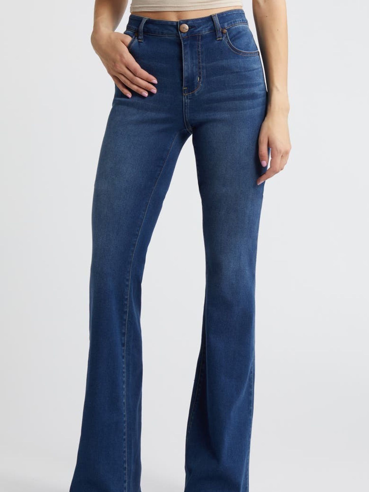 1822 Denim Butter Tall High Waist Slim Bootcut Jeans