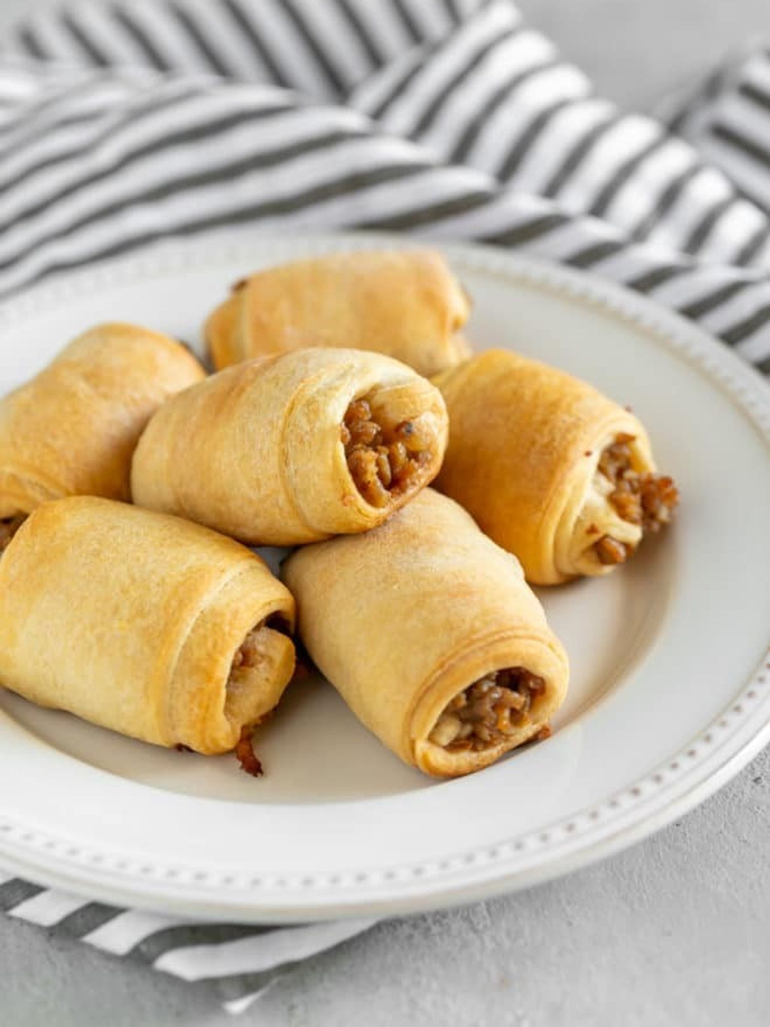 2-Ingredient Italian Sausage Rolls