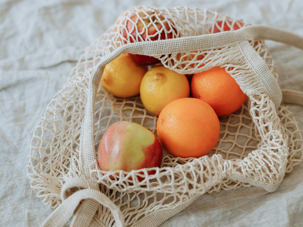 2. Not bringing reusable bags.