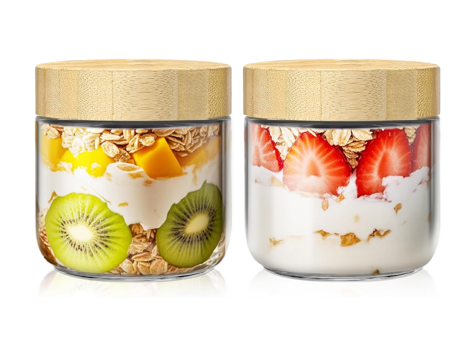2-Pack 10-Ounce Overnight Oats Containers