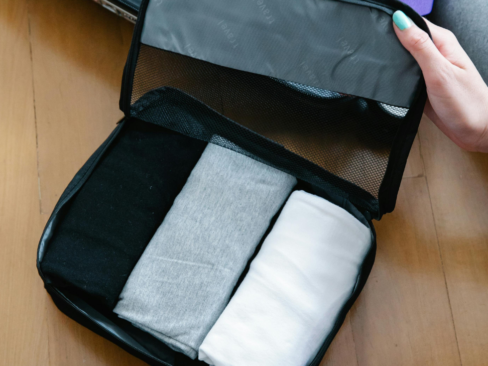 2. Use packing cubes.