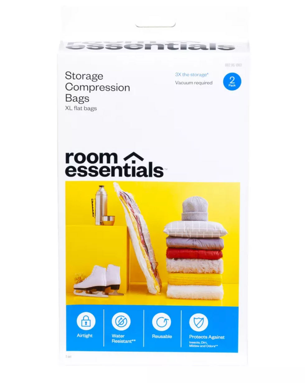 2 XL Compression Bags Clear - Room Essentials\u2122