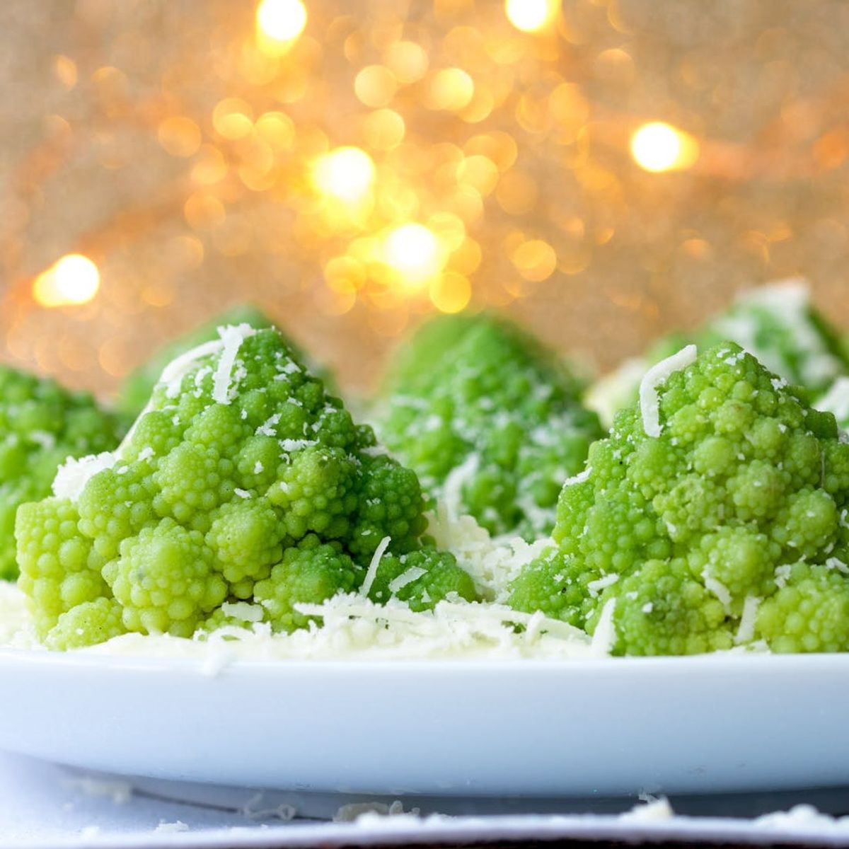20 Christmas Side Dishes broccoli with cheese sprinkled on top