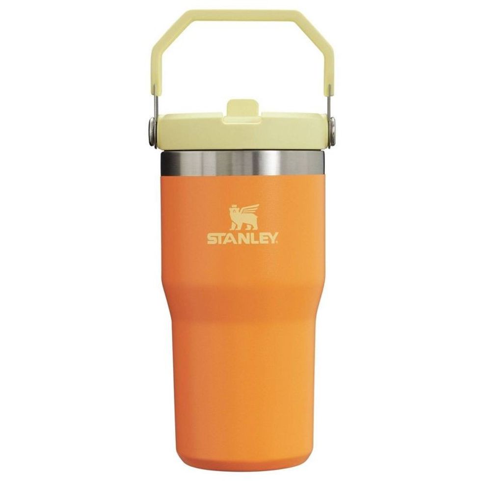 20 oz Stainless Steel IceFlow Flip Straw Tumbler in Marigold