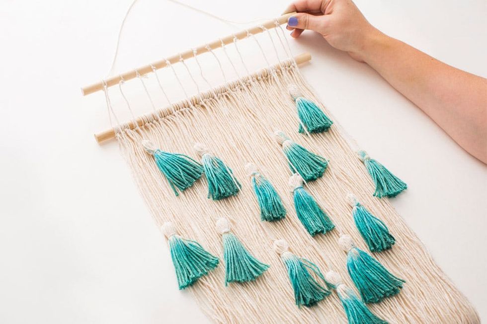 2 Simple Ways to Make Wall Art With String Brit + Co