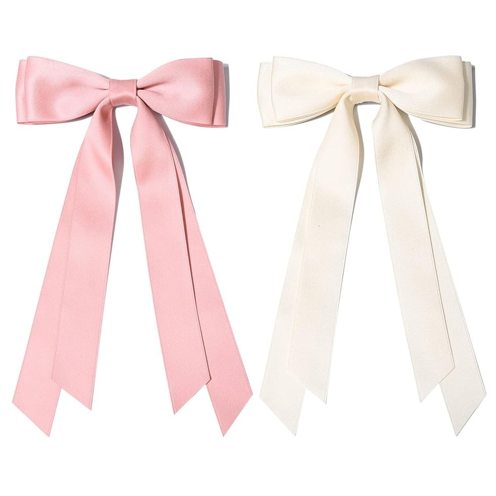2PCS Silky Satin Hair Bows