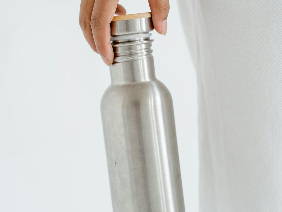 3. Bring an empty water bottle.