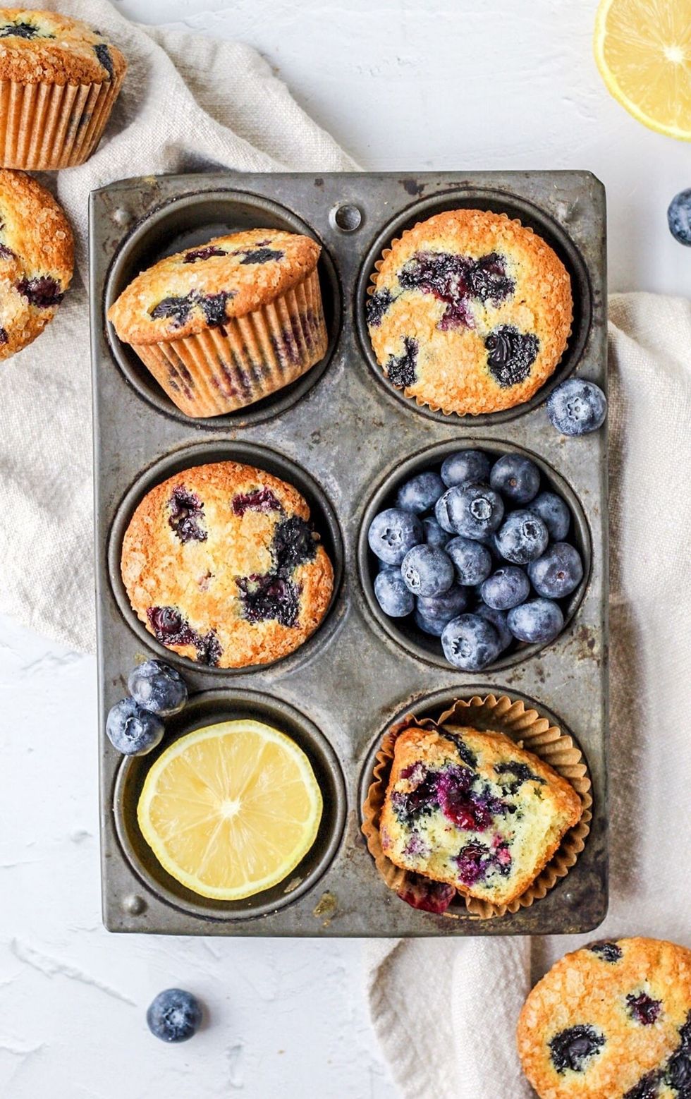 30-Minute Blueberry Muffins