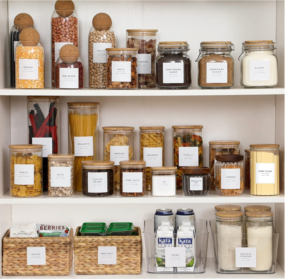 308 Kitchen Pantry Labels