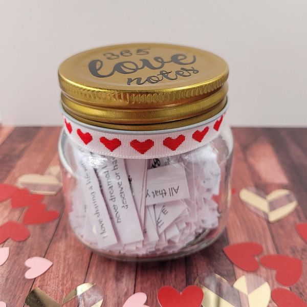 365 Love Notes Jar