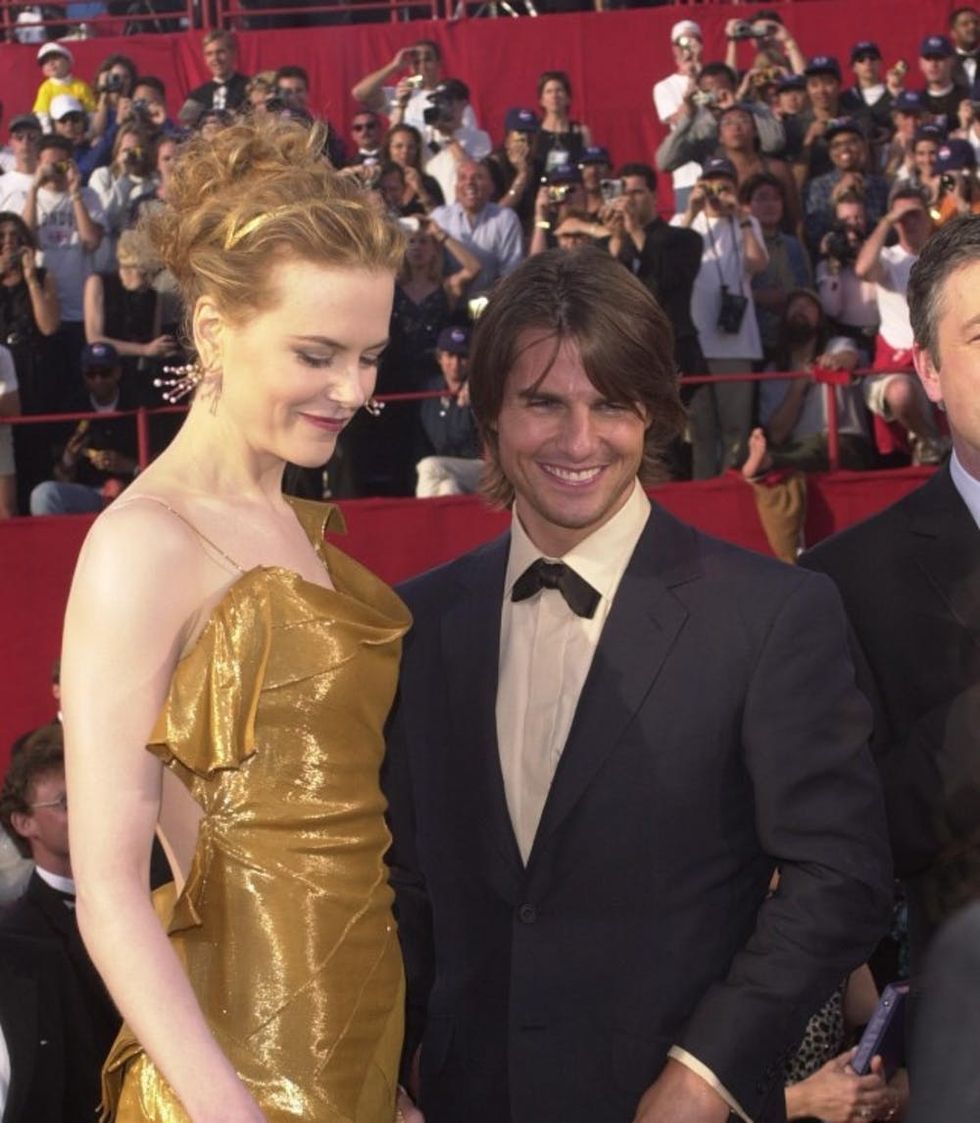 366508 01: FILE PHOTO: Actors Tom Cruise and Nicole Kidman arrive at the 72nd Annual Academy Awards March 26, 2000 in Los Angeles, CA. Cruise and Kidman, one of the Hollywood's best-known couples, announced February 5, 2001 that they are separating after more than a decade of marriage. (Photo by Dan Callister/Newsmakers)