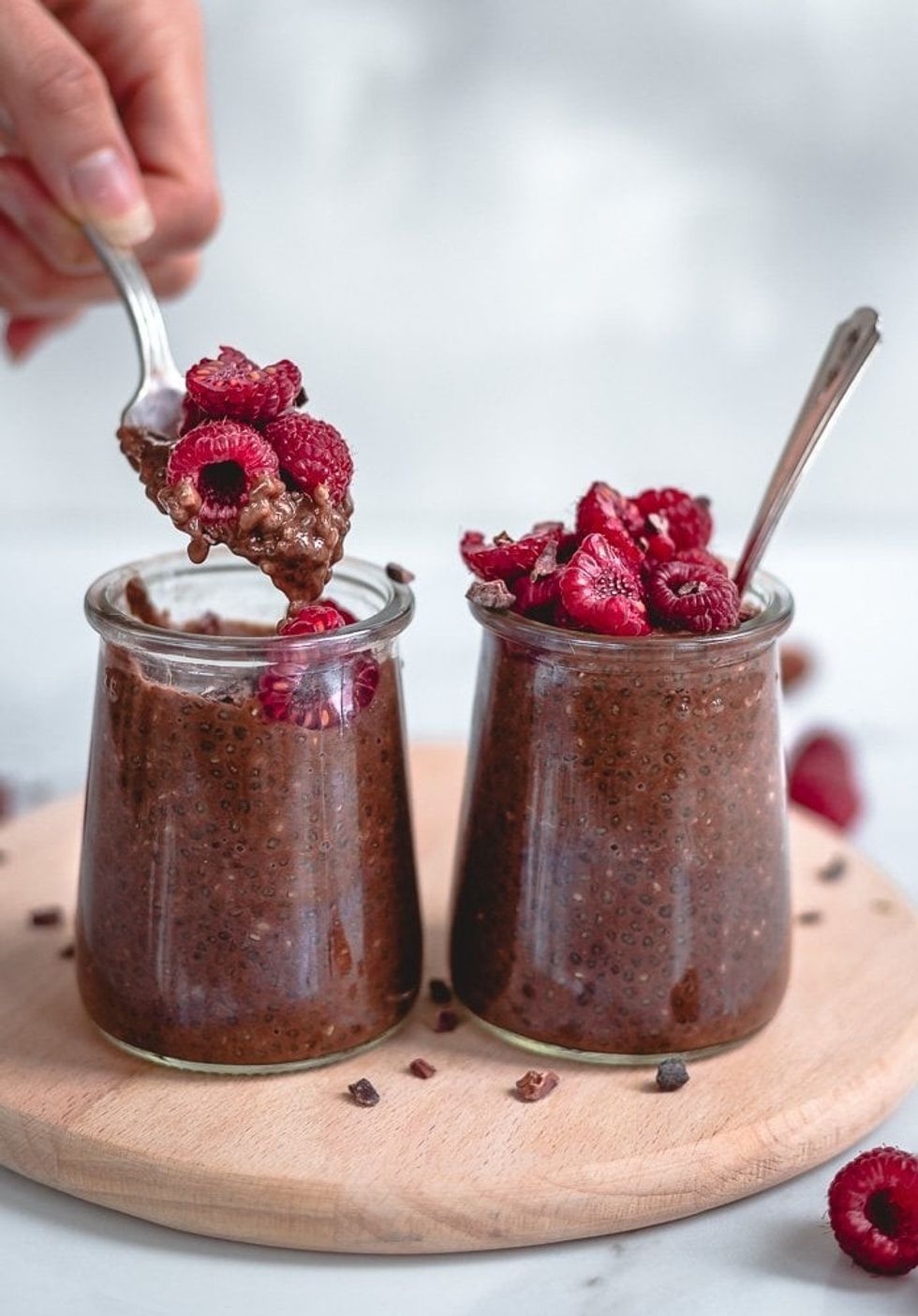 4-Ingredient Chocolate Chia Pudding