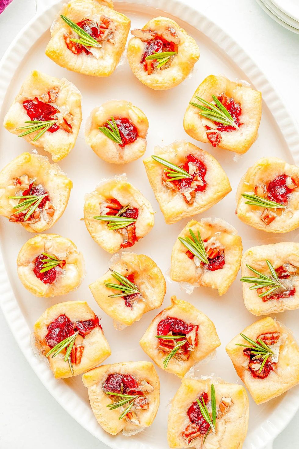 4-Ingredient Cranberry Brie Bites