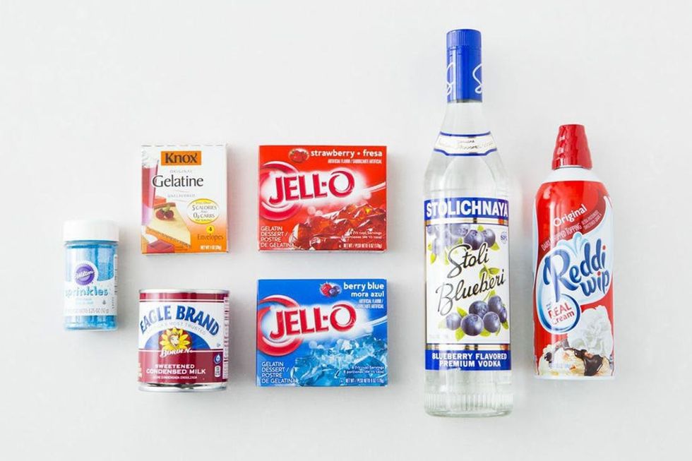 4th of july jello shots