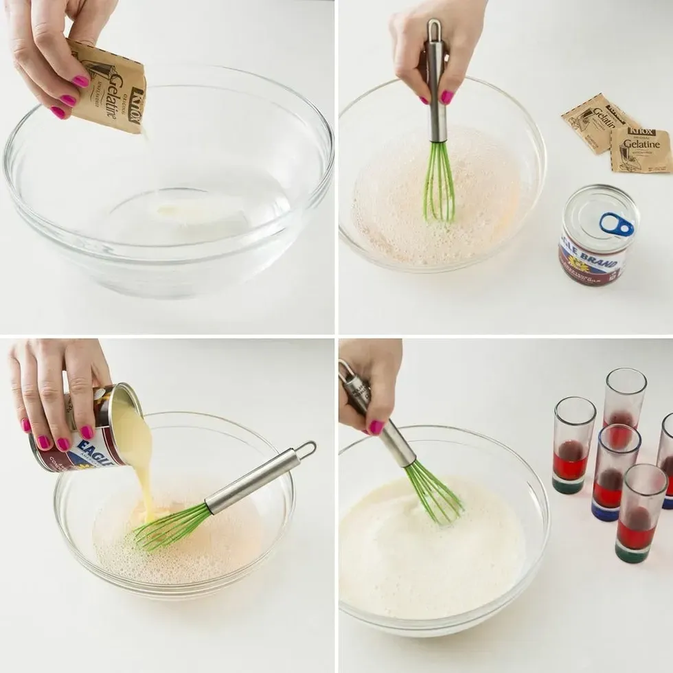 4th of july jello shots