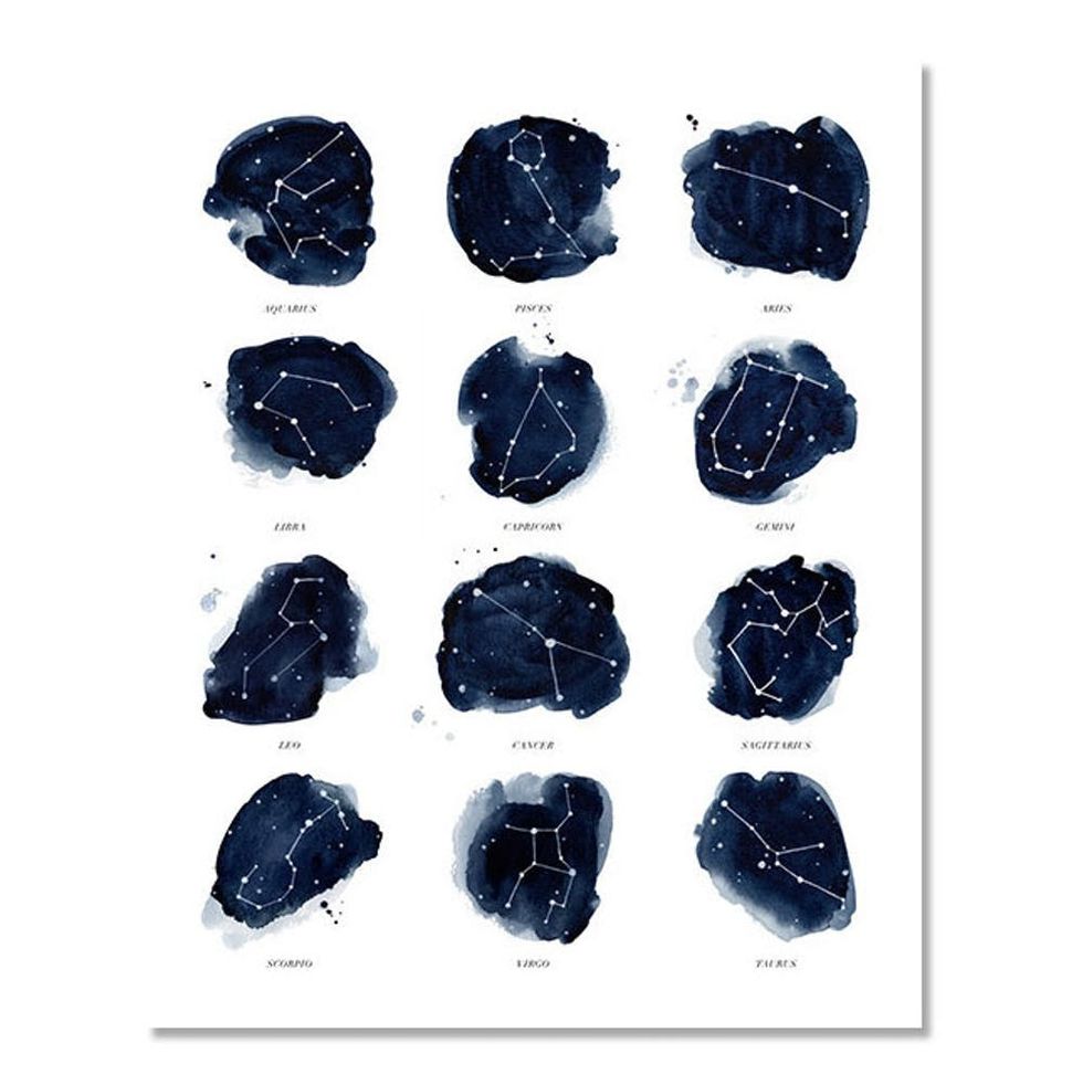 16 Zodiac Wall Art Prints to Add to Your Gallery Wall Brit + Co