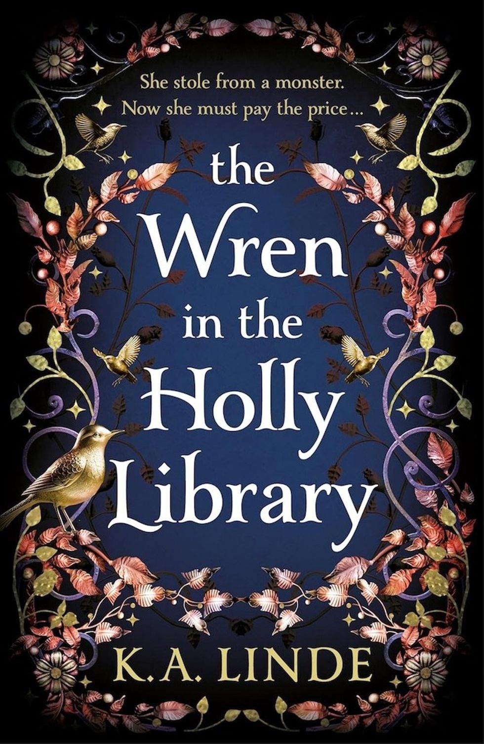 5. The Wren in the Holly Library by K.A. Linde