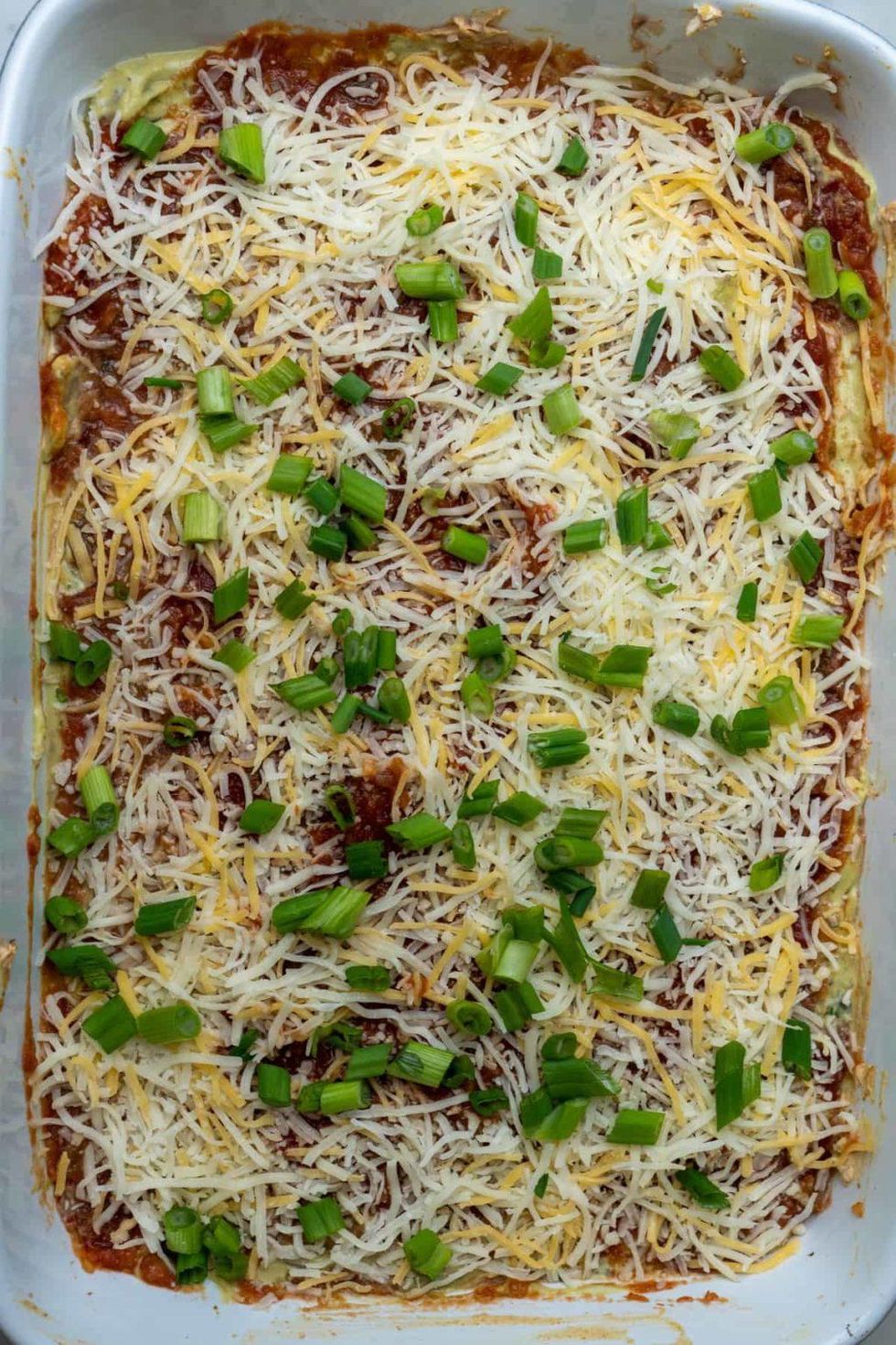 7 Layer Dip with Cream Cheese