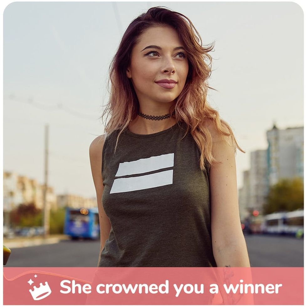 A bracket winner in the Crown app