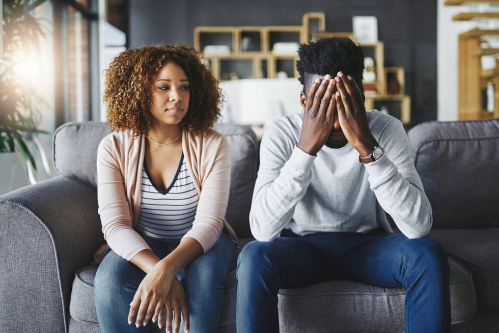 A couple is having relationship problems