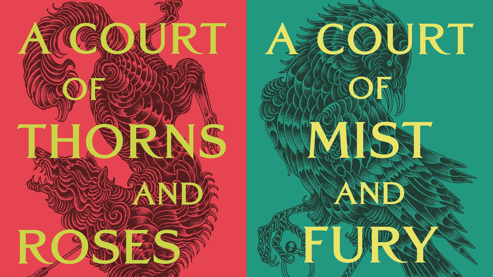 A Court of Thorns and Roses and A Court of Mist and Fury by Sarah J. Maas