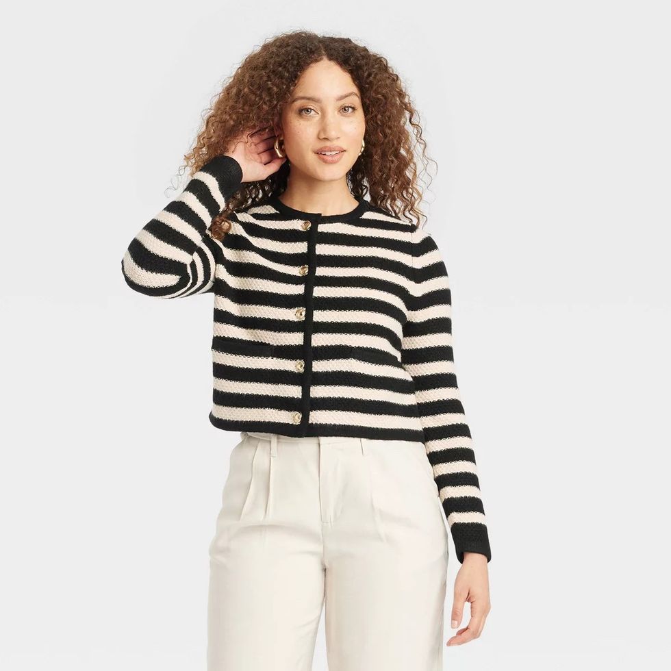 A New Day Cardigan Stripe