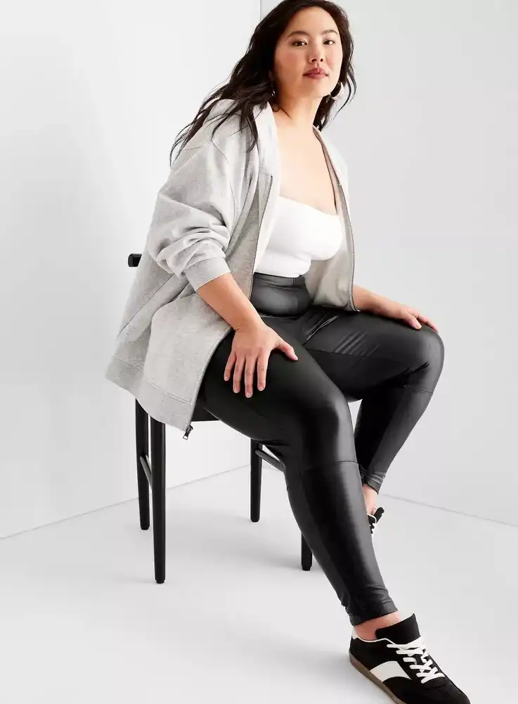 A New Day High-Waisted Slim Fit Faux Leather Leggings\u200b