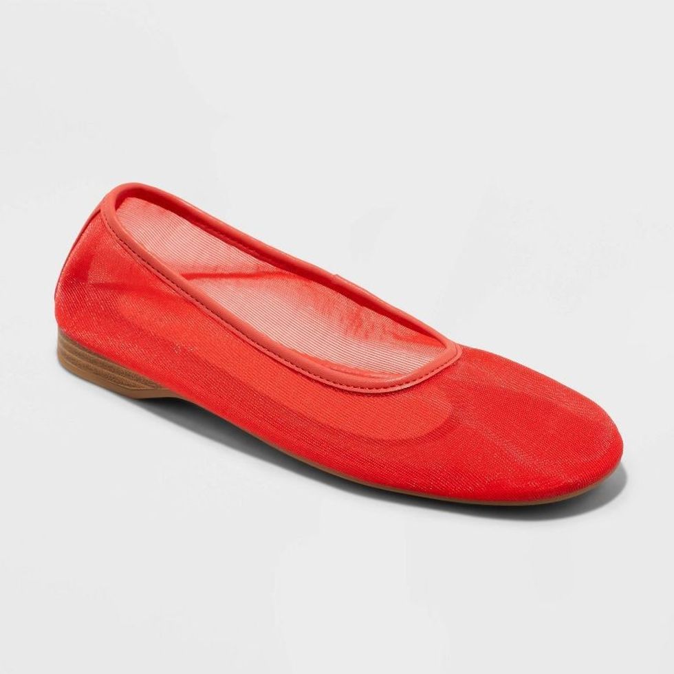 A New Day Mel Sheer Mesh Ballet Flats