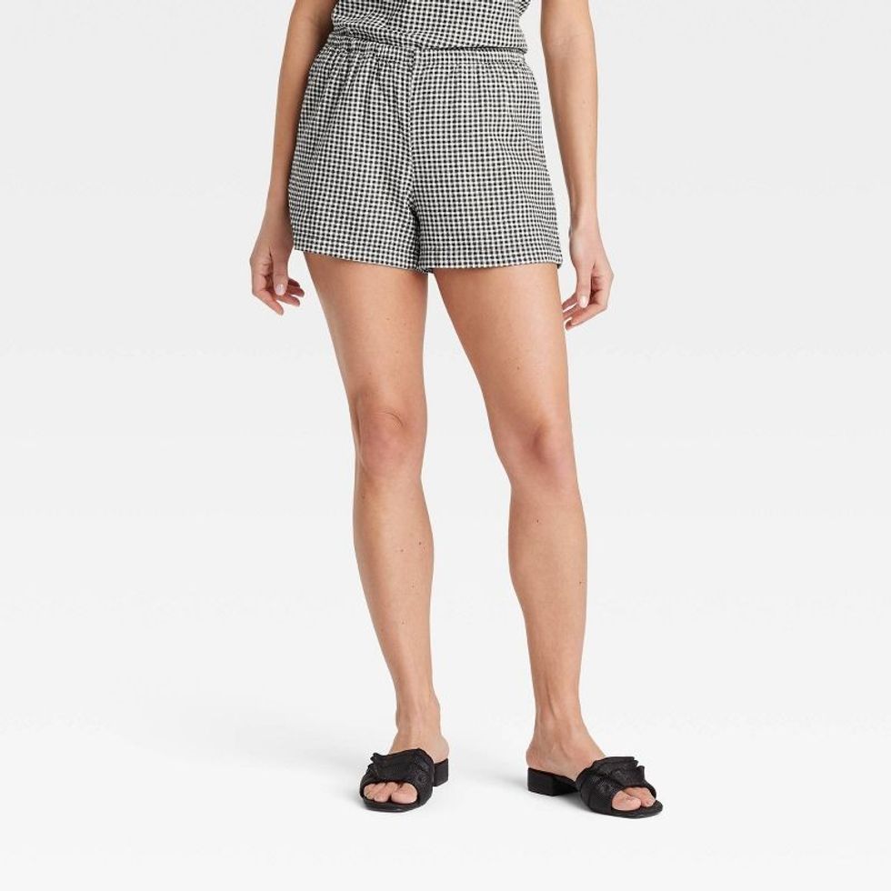 A New Day Mid-Rise Linen Pull-On Shorts