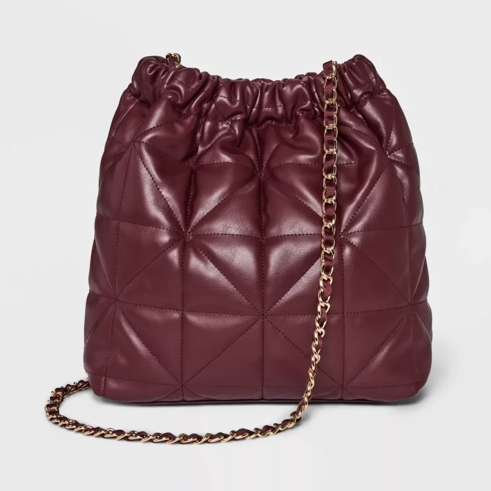 a new day rouched chain crossbody bag