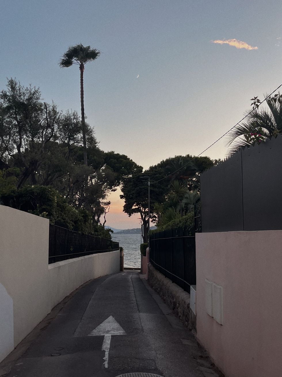 a road in the south of france