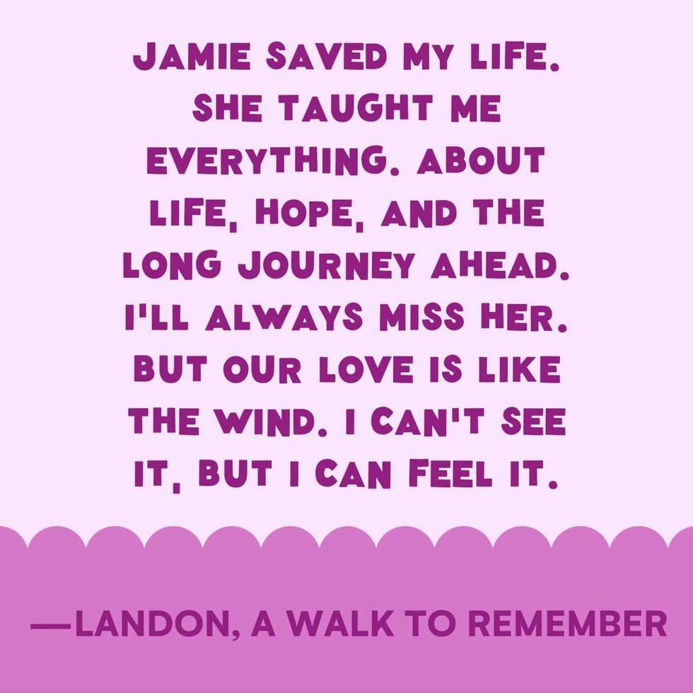 A Walk to Remember romantic movie quotes